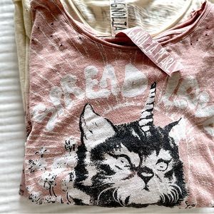 Magnolia Pearl Tee ~ Spread the Love pink tee NWT